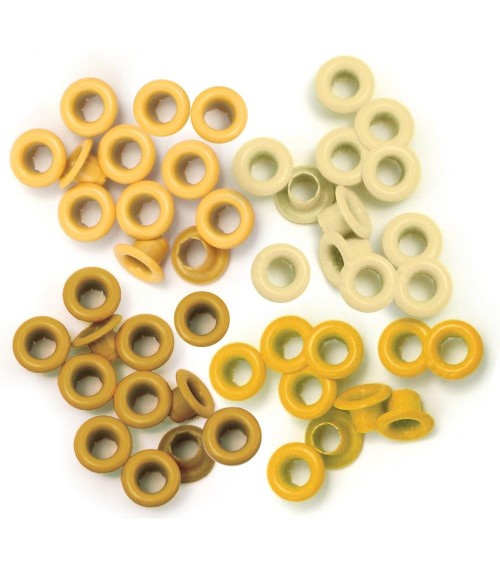 We R Memory Keepers - Eyelets Sortiment Standard - Yellow
