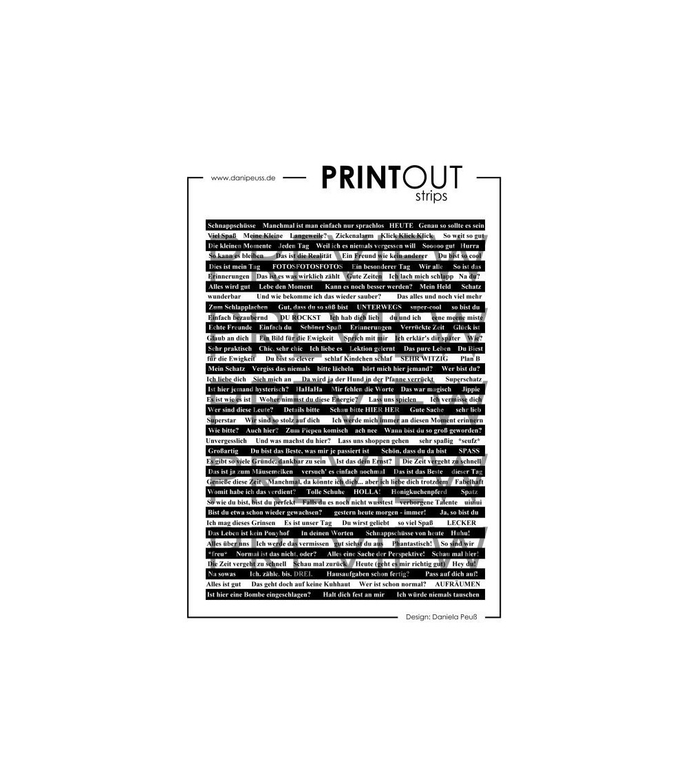 PRINTABLE strips